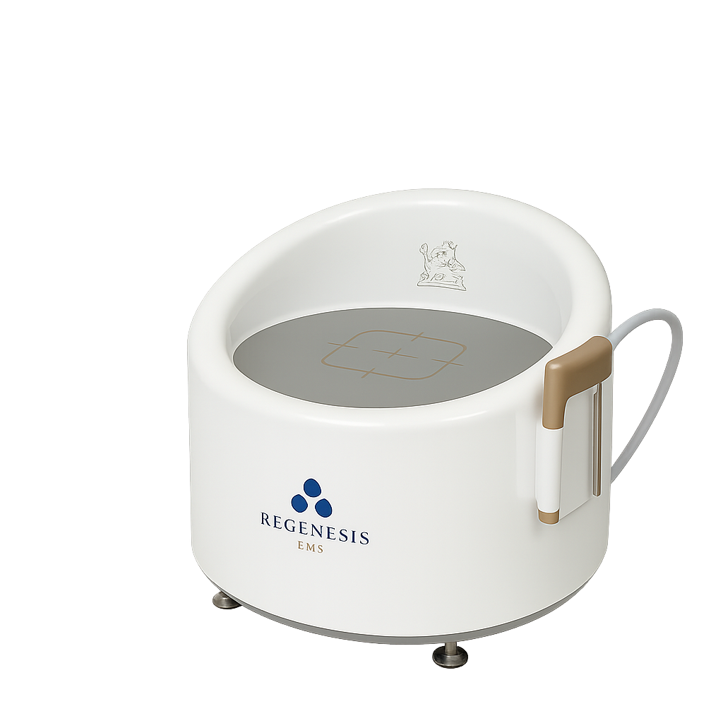 ReStora EMS Chair for urinary incontinence treatment at The Renew Studio Romeo MI