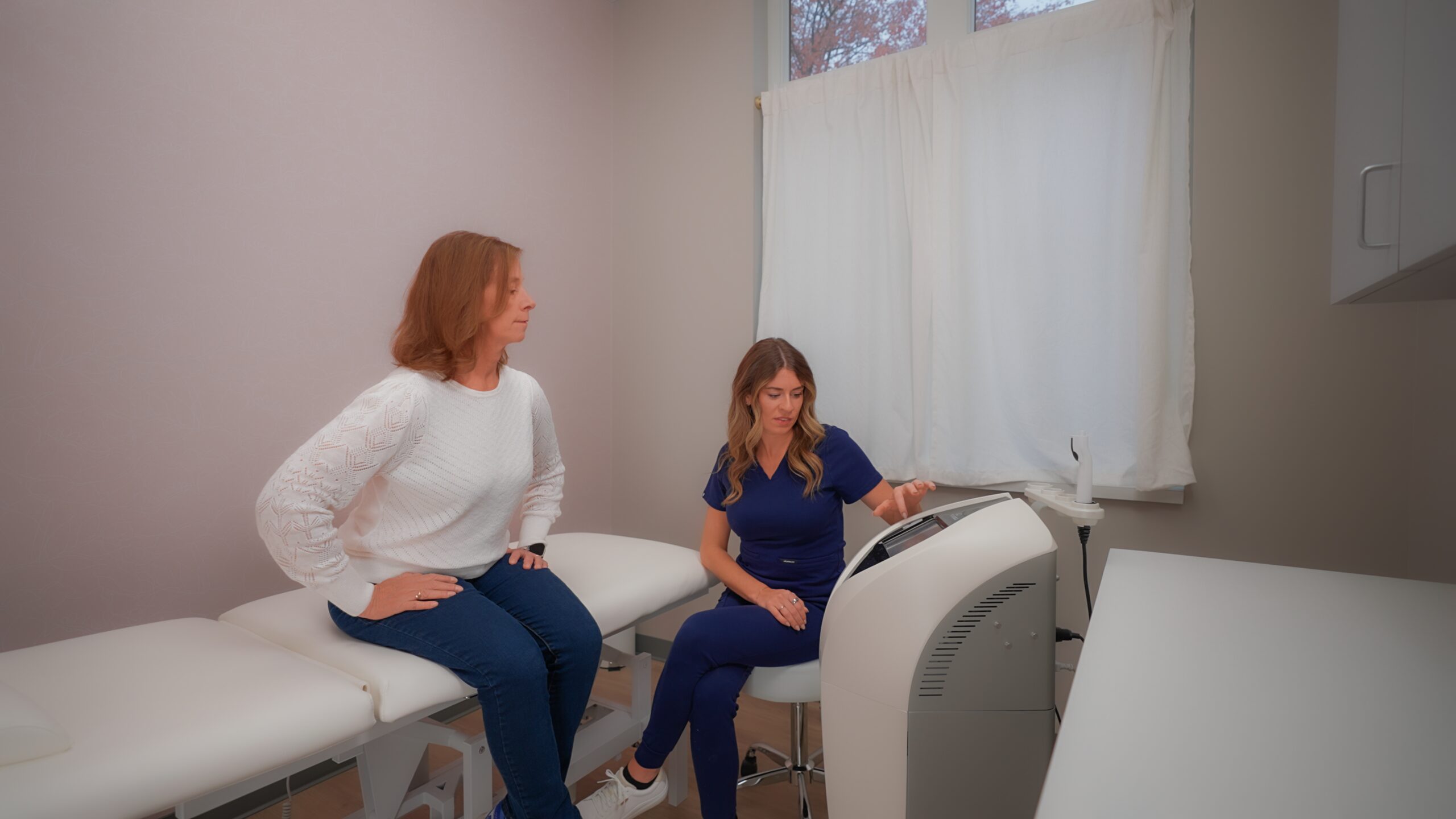 Private Viora VVR treatment session at The Renew Studio Romeo MI